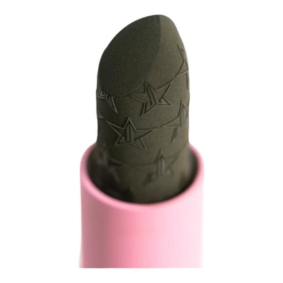 JEFFREE STAR COSMETICS NIB VELVET TRAP Lipstick SO JADED Muted Deep Jade Green - Picture 3 of 16